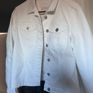 Parasuco Classic White Denim Jacket